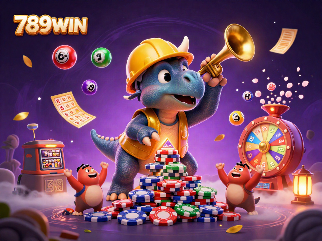Join the fun at 789WIN with an exciting lottery scene featuring vibrant elements and dynamic action.