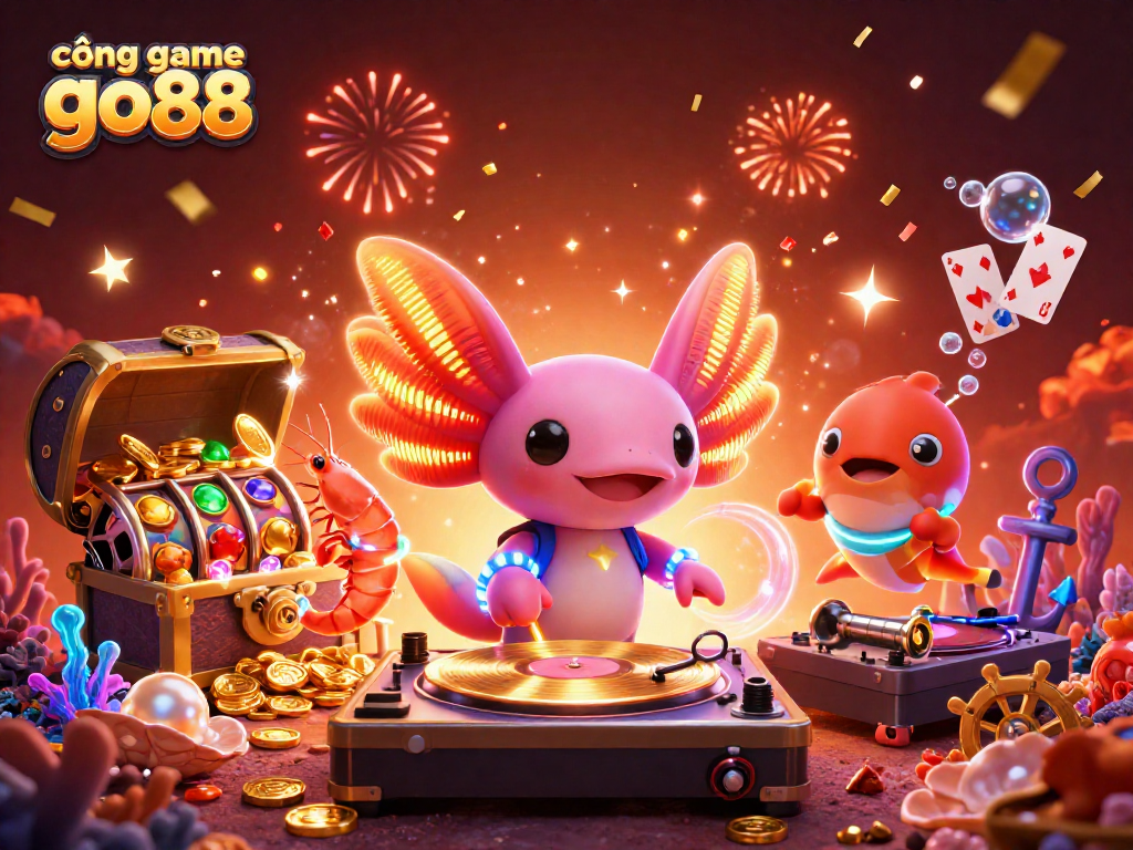 Engage with cổng game go88 as you spin the slots and discover exciting underwater rewards.