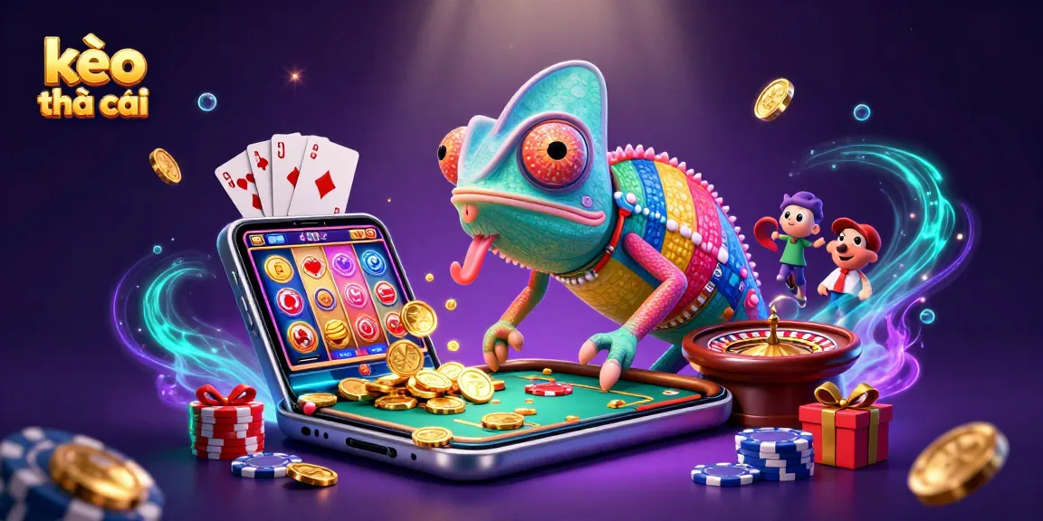 Engage with kèo nhà cái in a vibrant 3D casino scene showcasing dynamic gaming action.