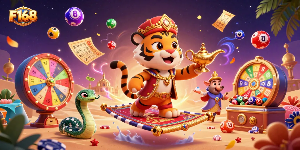 Experience thrilling gameplay at F168, featuring an enchanting casino scene with vibrant elements.